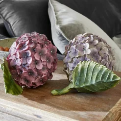 Dekoblume 2er Set Hortensie