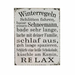 Dekoboard Winterregeln