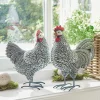 Deko-Huhn 2er Set Mannis