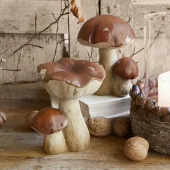 Deko-Pilz 2er Set Beenie