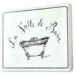 Deko-Schild La salle de bain