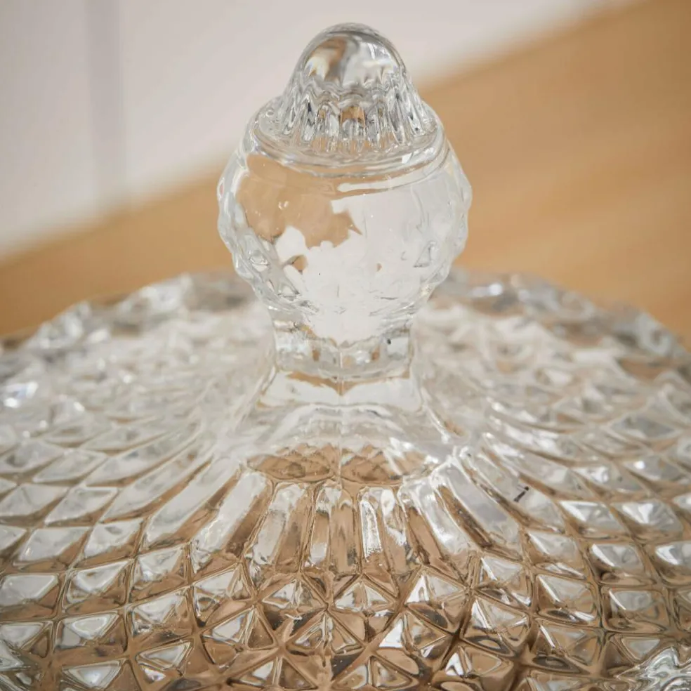 Glasdose mit Halterung Kerynna