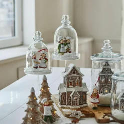 Glasglocke 2er Set Hibous