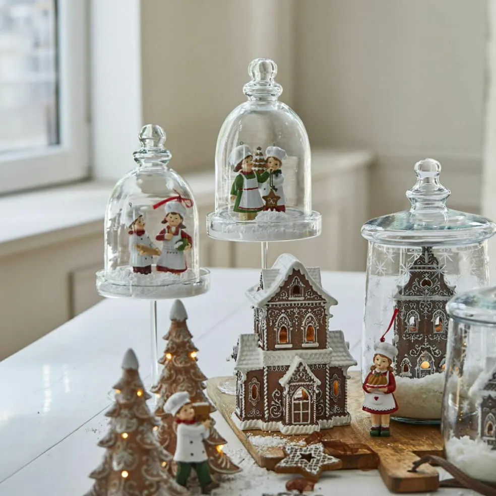 Glasglocke 2er Set Hibous