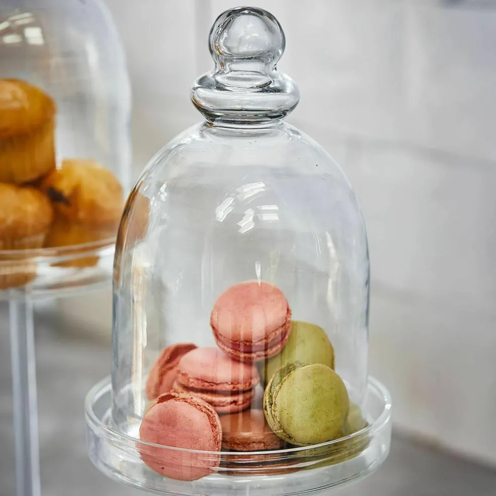 Glasglocke 2er Set Hibous