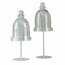 Glasglocke 2er Set Hibous