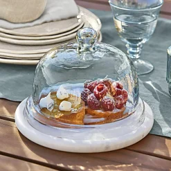 Glasglocke mit Platte Barnsdale