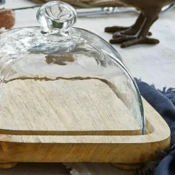 Glasglocke mit Platte 2er Set Bellavario