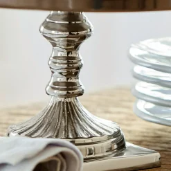 Glasglocke mit Platte Mine