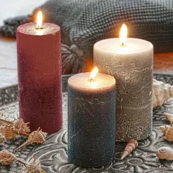 Kerze 3er Set Pretin