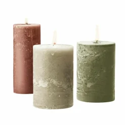 Kerze 3er Set Salis