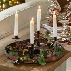 Kerzenkranz mit Tablett Ivremont