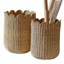 Korb 2er Set Velourette