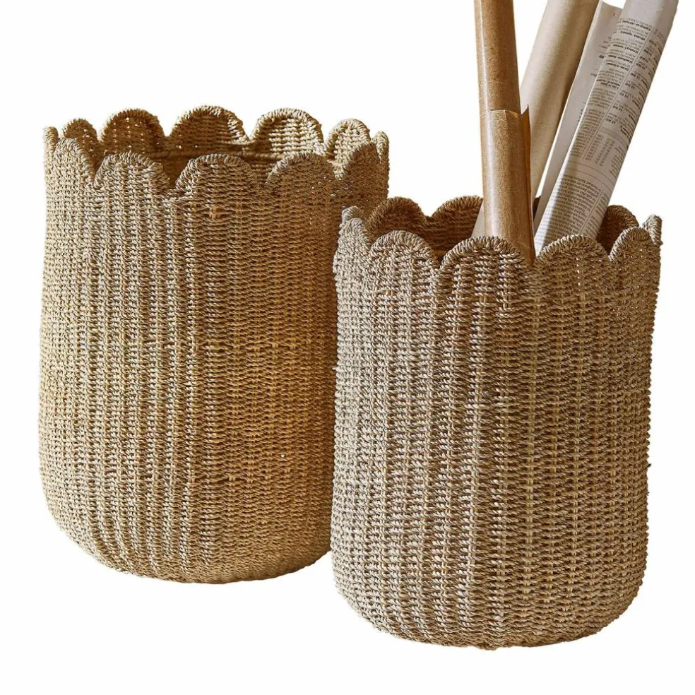 Korb 2er Set Velourette