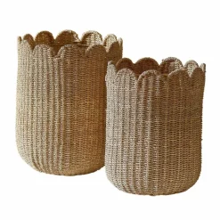 Korb 2er Set Velourette