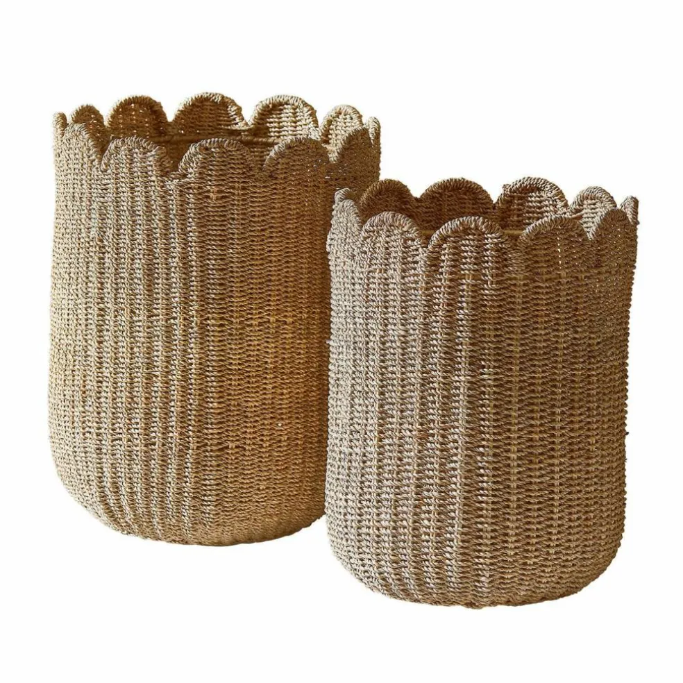 Korb 2er Set Velourette