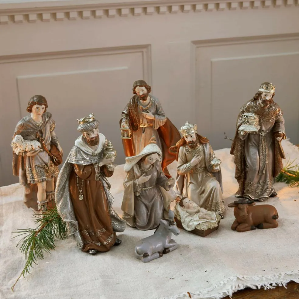 Krippenfiguren 9er Set Caprinas