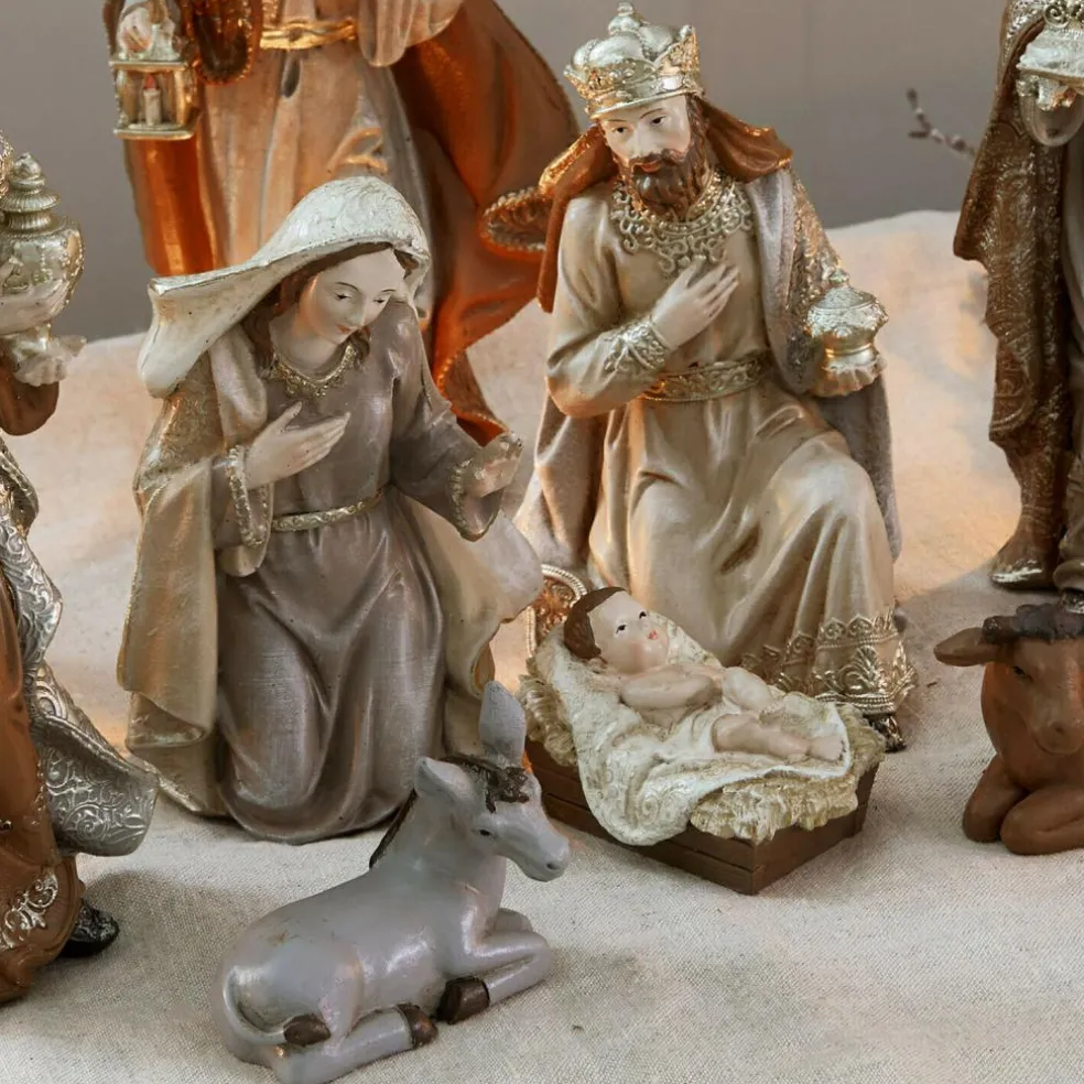 Krippenfiguren 9er Set Caprinas