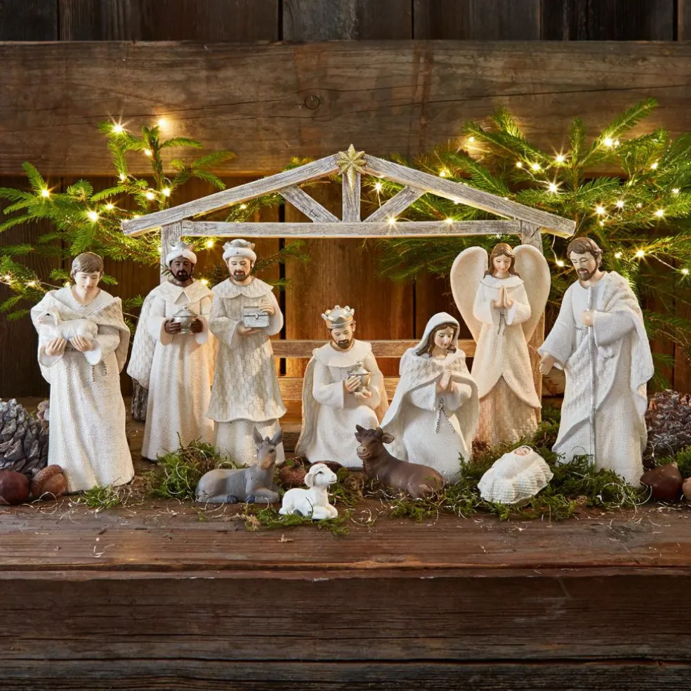 Krippenfiguren 12er Set Santo