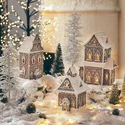 LED-Dekohaus 3er Set Anyama