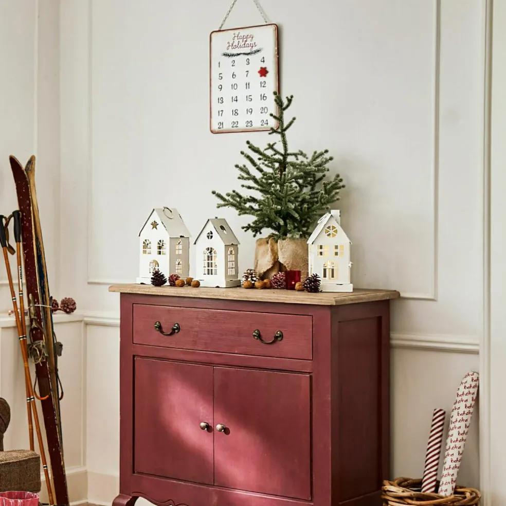 LED-Laterne 3er Set Village