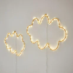 LED-Leuchtdeko 2er Set Elenar