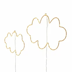 LED-Leuchtdeko 2er Set Elenar