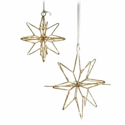 LED-Stern 2er Set Pérole