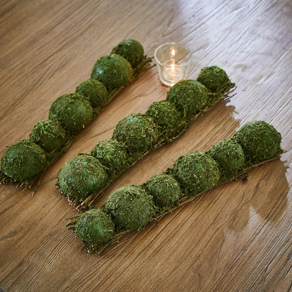 Moos-Tischdekoration Cassiola