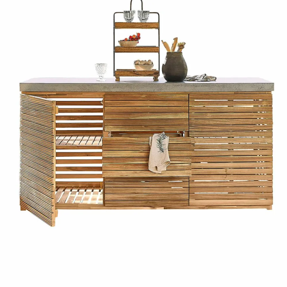 Outdoor-Küchenzeile FSC®-100% Venzone