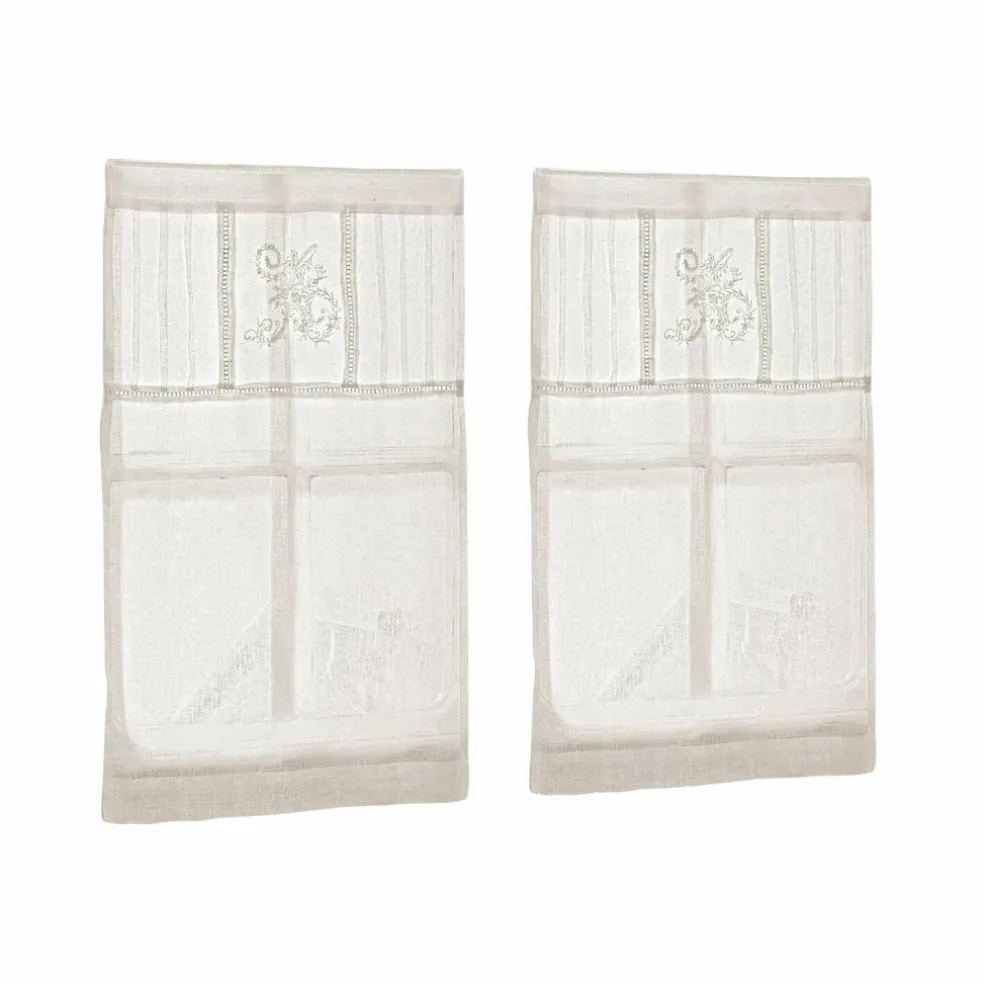 Scheibengardine 2er Set Mayenne