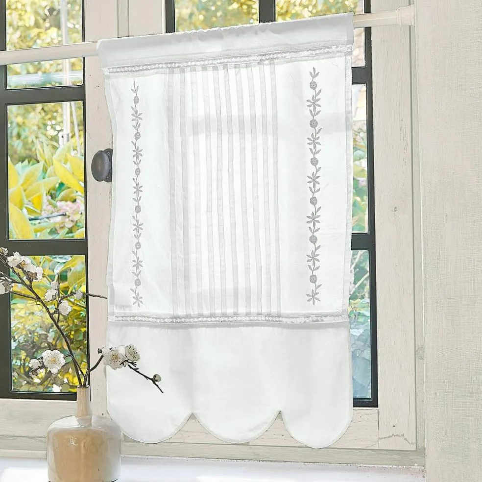 Scheibengardine Wistelle