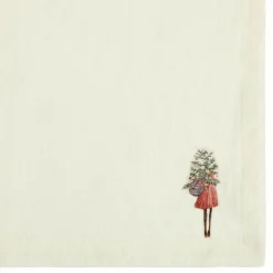 Serviette 4er Set Merry & Bright