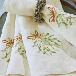 Serviette 4er Set Mistletoe