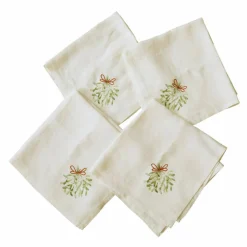 Serviette 4er Set Mistletoe