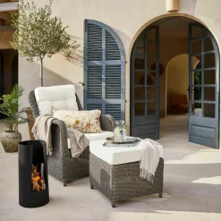 Sessel mit Hocker Bromyard