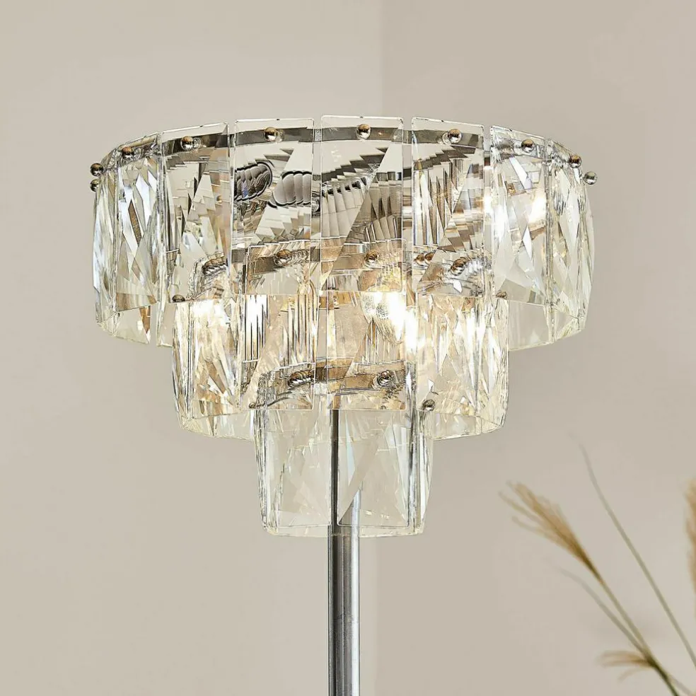 Stehlampe Crystalford