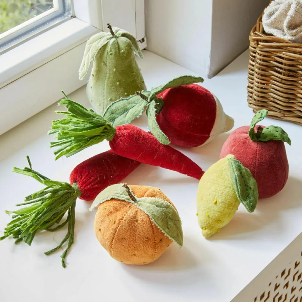 Stoffobst & -gemüse 7er Set Mivola