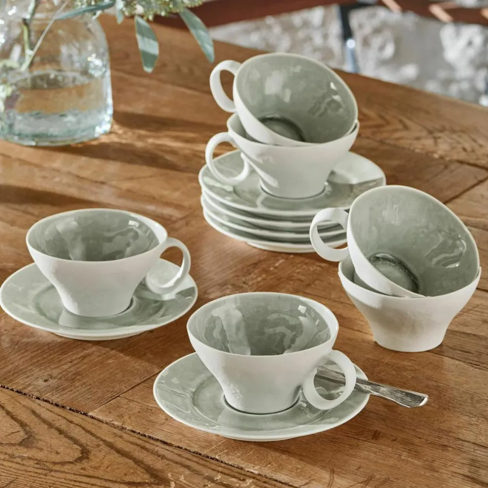Tasse mit Untertasse 6er Set Braganza