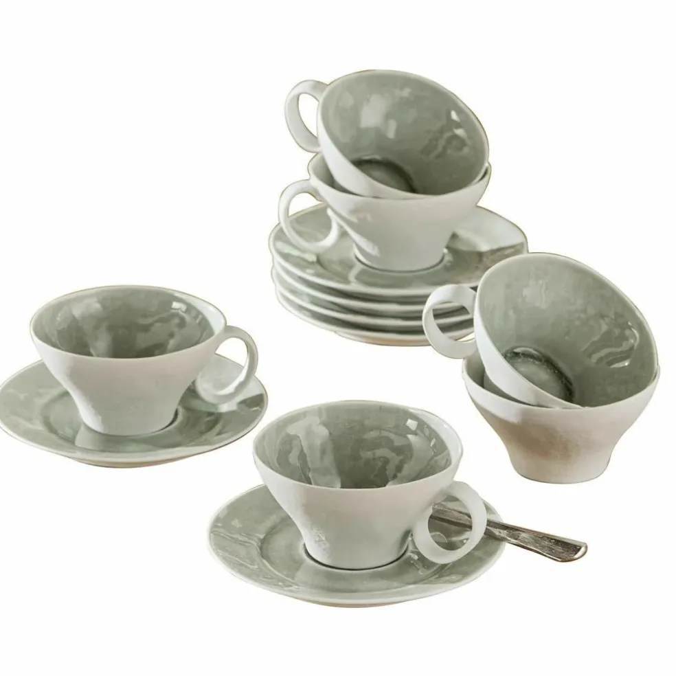 Tasse mit Untertasse 6er Set Braganza