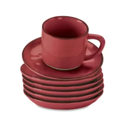 Tasse mit Untertasse 6er Set Biarré