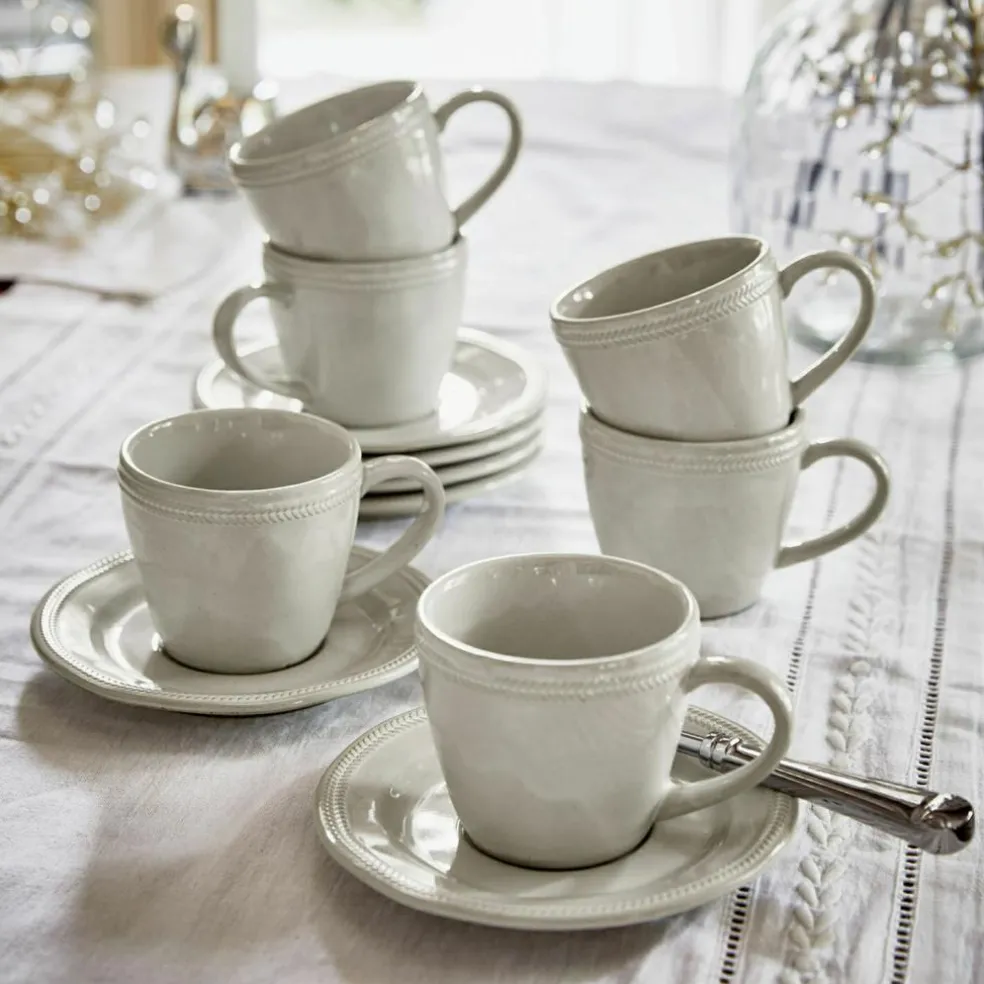 Tasse mit Untertasse 6er Set Norrvik