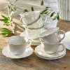 Tasse mit Unterteller 6er Set Mallevesse