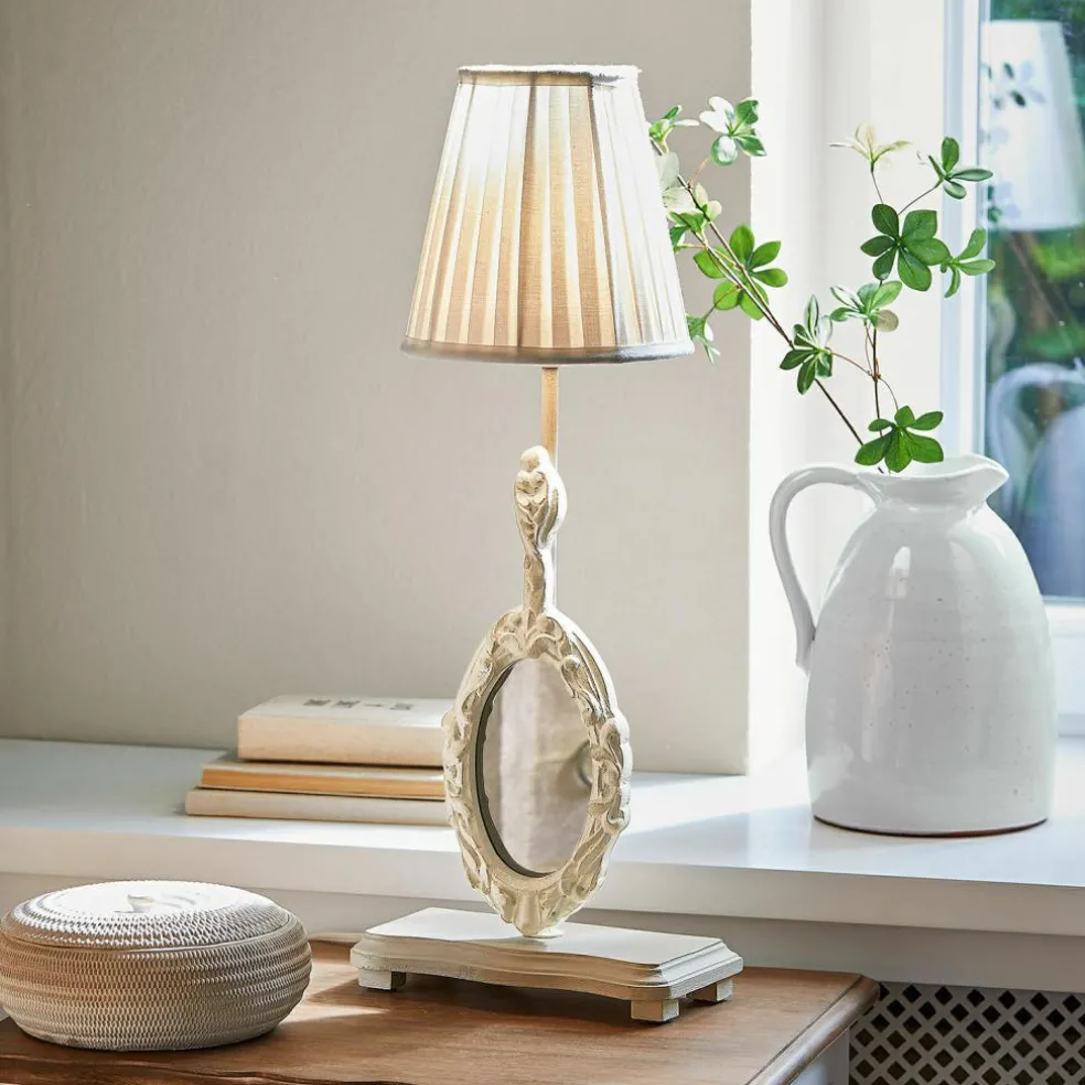 Tischlampe mit Spiegel Brannach