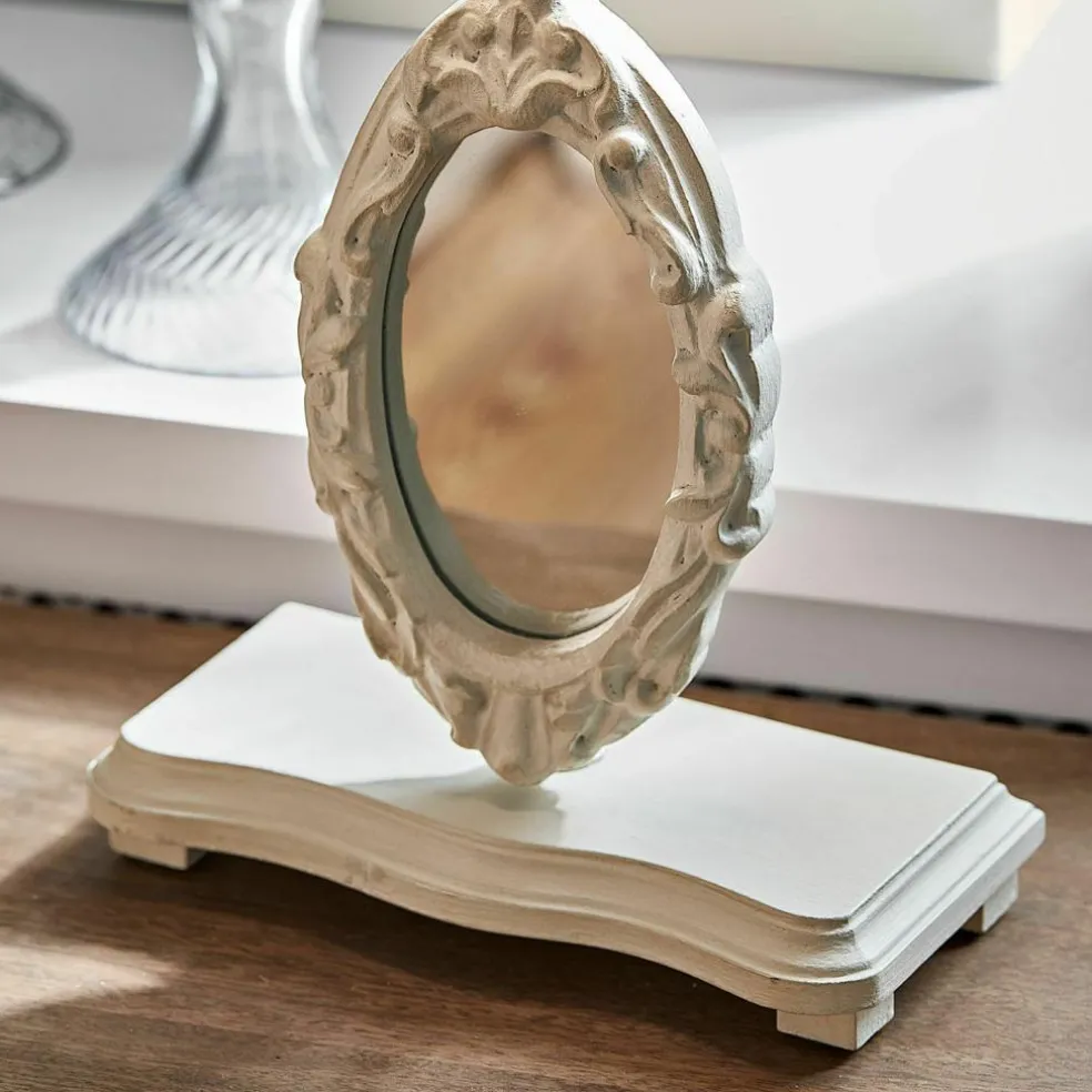 Tischlampe mit Spiegel Brannach