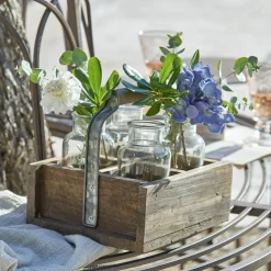 Vase 4er Set mit Korb Reverie