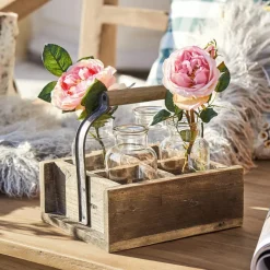 Vase 4er Set mit Korb Reverie