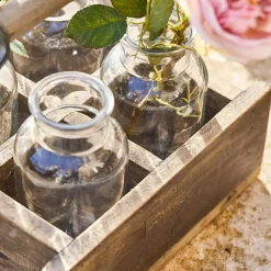 Vase 4er Set mit Korb Reverie