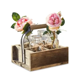 Vase 4er Set mit Korb Reverie