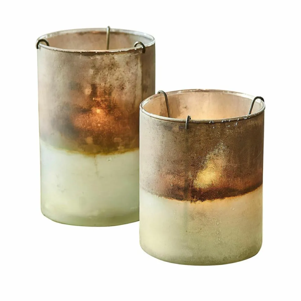 Windlicht 2er Set Drinesto